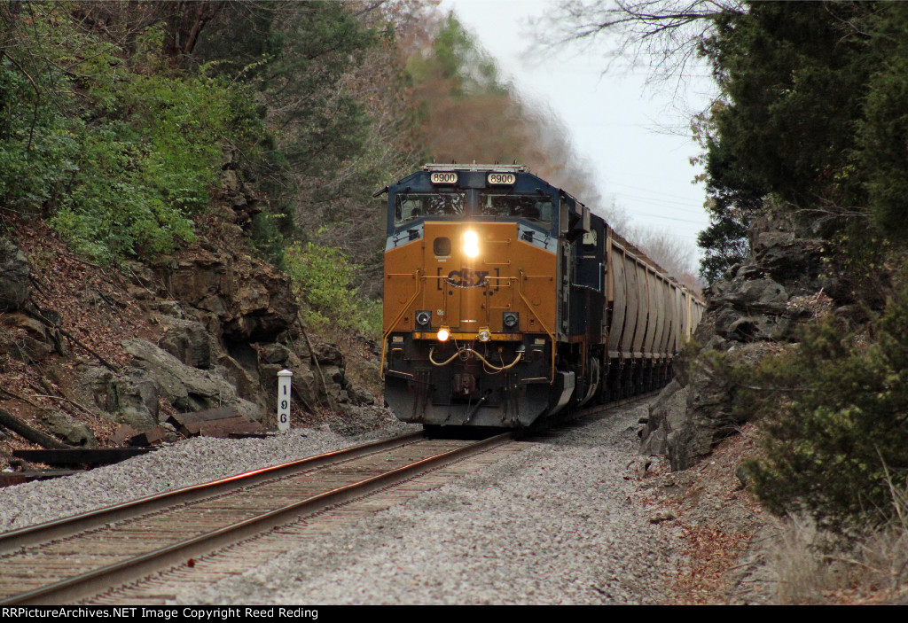 Southbound Grain Train